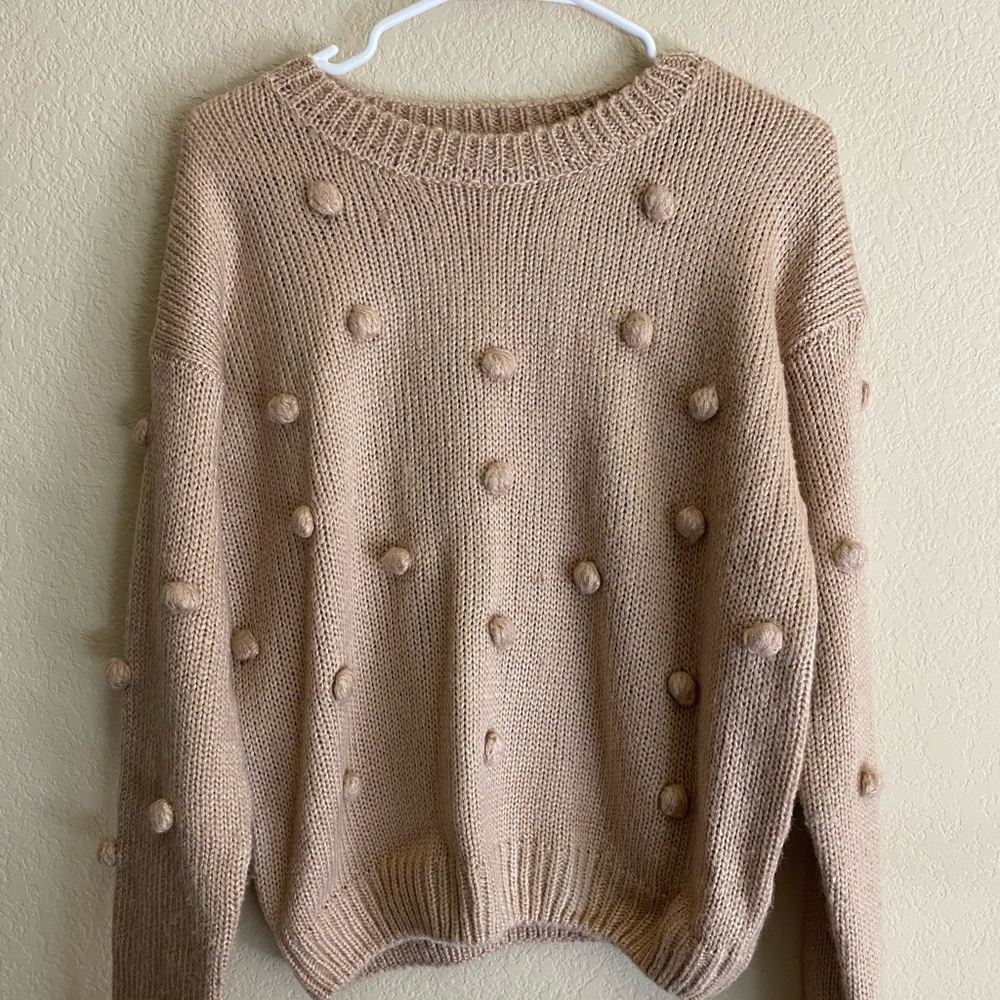 Boutique Pom Pom Sweater